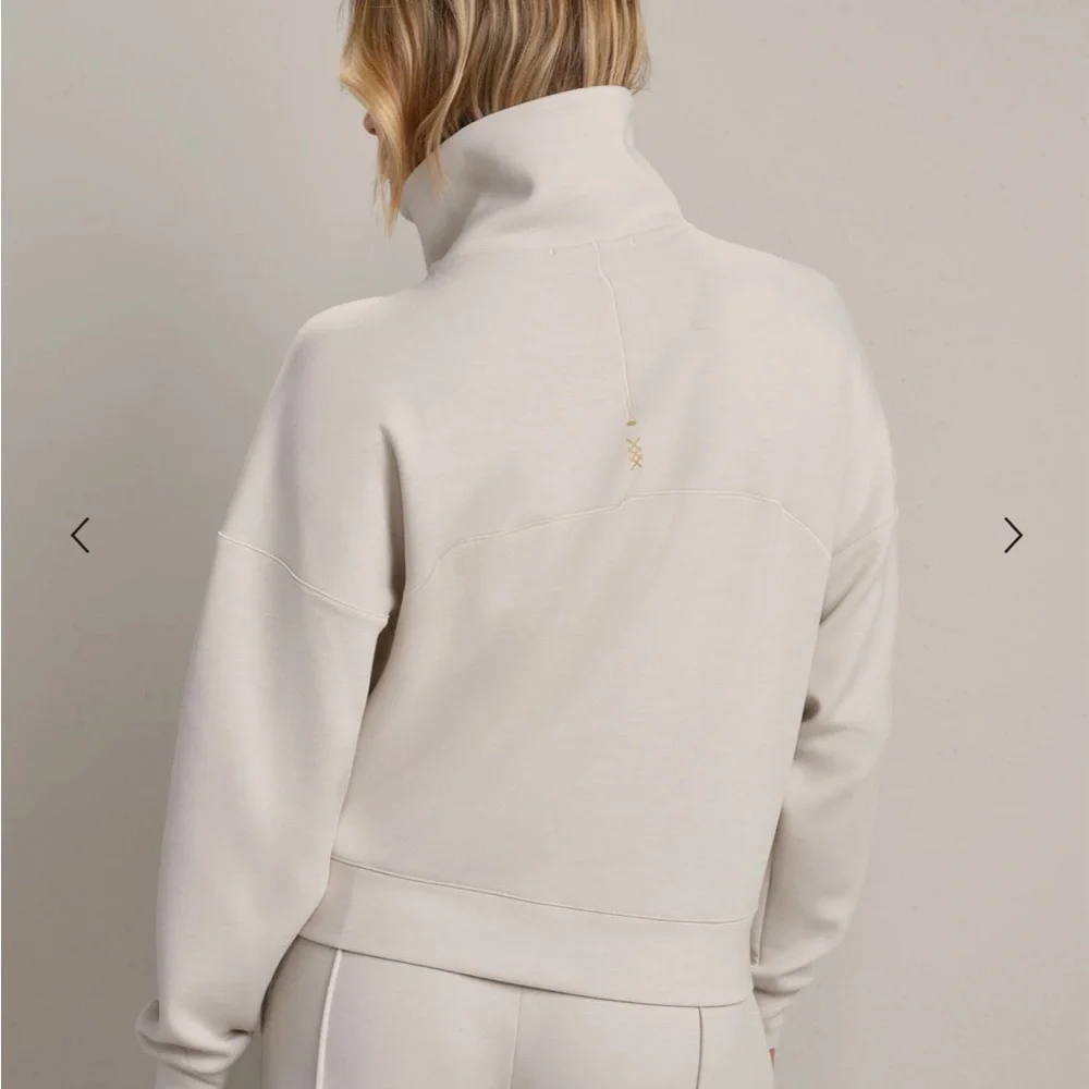 Cream High Neck Pullover - Picture 2 of 2